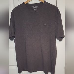 American Eagle Outfitters Men's Charcoal Tee